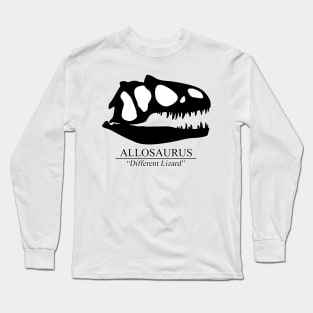 Allosaurus Skull Long Sleeve T-Shirt